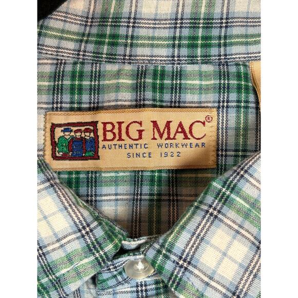 Vintage Big Mac Pearl Button Shirt XXL - Picture 6 of 7